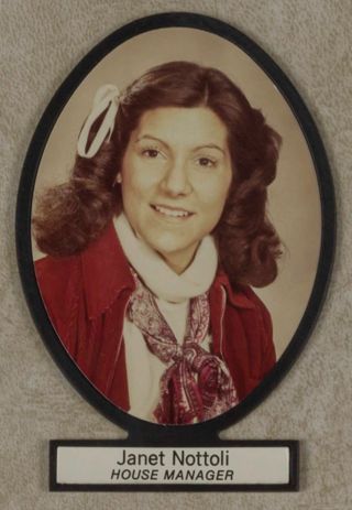 Delta Mu Chapter Composite Detail, Janet Nottoli, 1982-1983