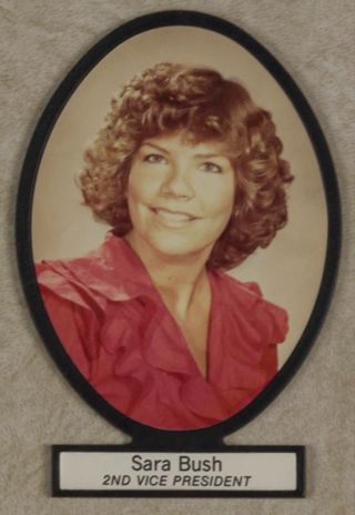 Delta Mu Chapter Composite Detail, Sara Bush, 1982-1983