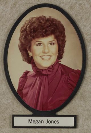 Delta Mu Chapter Composite Detail, Megan Jones, 1982-1983