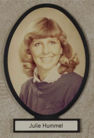 Delta Mu Chapter Composite Detail, Julie Hummel, 1982-1983
