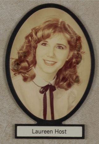 Delta Mu Chapter Composite Detail, Laureen Host, 1982-1983