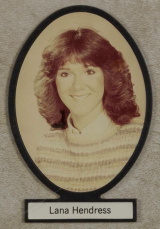 Delta Mu Chapter Composite Detail, Lana Hendress, 1982-1983