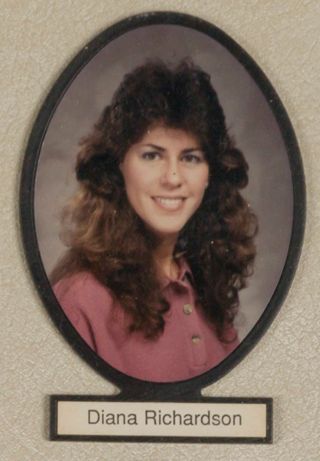 Delta Mu Chapter Composite Detail, Diana Richardson, 1987-1988