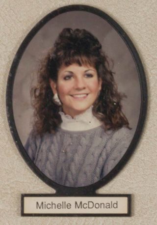 Delta Mu Chapter Composite Detail, Michelle McDonald, 1987-1988