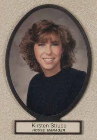 Delta Mu Chapter Composite Detail, Kirsten Strube, 1987-1988