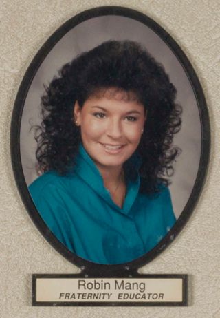 Delta Mu Chapter Composite Detail, Robin Mang, 1987-1988