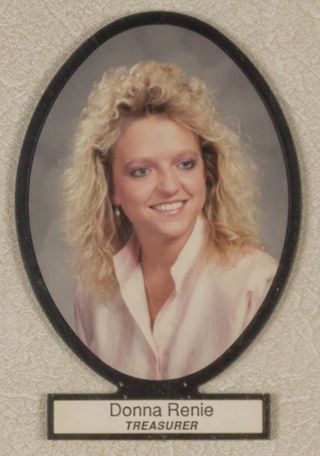 Delta Mu Chapter Composite Detail, Donna Renie, 1987-1988