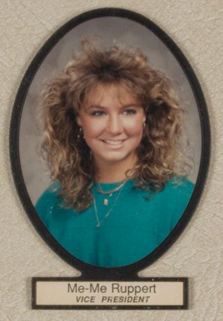 Delta Mu Chapter Composite Detail, Me-Me Ruppert, 1987-1988