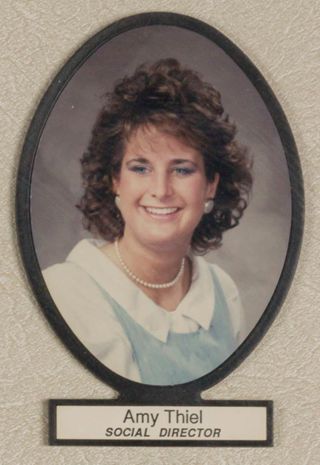 Delta Mu Chapter Composite Detail, Amy Thiel, 1987-1988