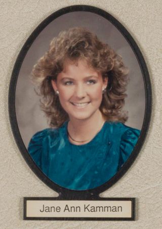 Delta Mu Chapter Composite Detail, Jane Ann Kamman, 1987-1988