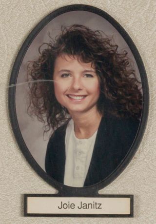 Delta Mu Chapter Composite Detail, Joie Janitz, 1987-1988