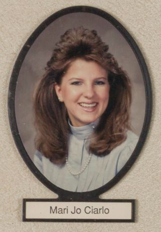 Delta Mu Chapter Composite Detail, Mari Jo Ciarlo, 1987-1988