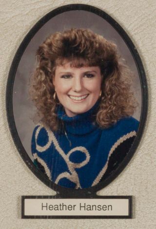 Delta Mu Chapter Composite Detail, Heather Hansen, 1987-1988