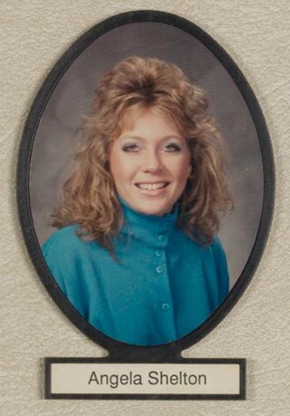 Delta Mu Chapter Composite Detail, Angela Shelton, 1987-1988