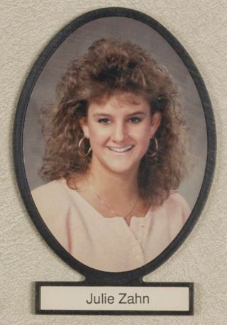 Delta Mu Chapter Composite Detail, Julie Zahn, 1987-1988