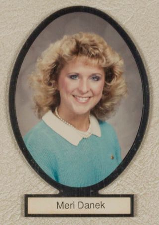 Delta Mu Chapter Composite Detail, Meri Danek, 1987-1988