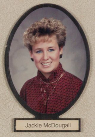 Delta Mu Chapter Composite Detail, Jackie McDougall, 1987-1988