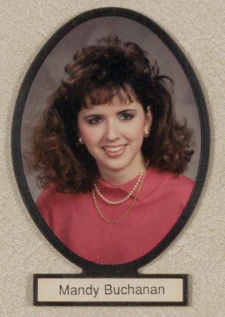 Delta Mu Chapter Composite Detail, Mandy Buchanan, 1987-1988