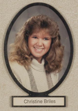 Delta Mu Chapter Composite Detail, Christine Briles, 1987-1988