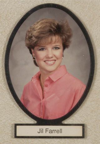 Delta Mu Chapter Composite Detail, Jill Farrell, 1987-1988