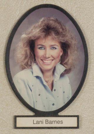 Delta Mu Chapter Composite Detail, Lani Barnes, 1987-1988