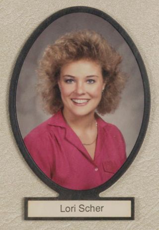 Delta Mu Chapter Composite Detail, Lori Scher, 1987-1988