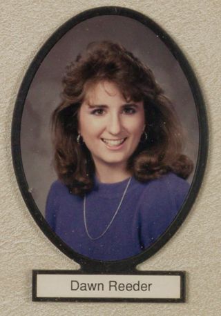 Delta Mu Chapter Composite Detail, Dawn Reeder, 1987-1988