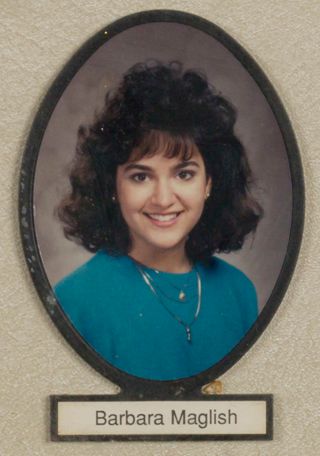 Delta Mu Chapter Composite Detail, Barbara Maglish, 1987-1988