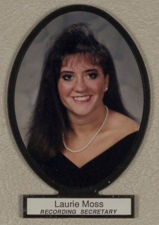 Delta Mu Chapter Composite Detail, Laurie Moss, 1993-1994