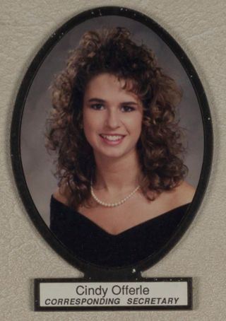 Delta Mu Chapter Composite Detail, Cindy Offerle, 1993-1994