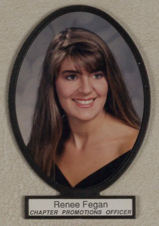 Delta Mu Chapter Composite Detail, Renee Fegan, 1993-1994