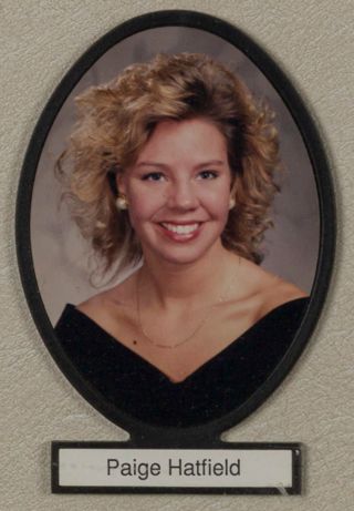 Delta Mu Chapter Composite Detail, Paige Hatfield, 1993-1994