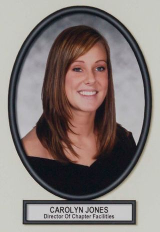 Delta Mu Chapter Composite Detail, Carolyn Jones, 2007-2008