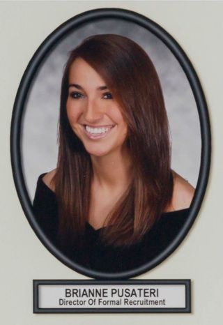 Delta Mu Chapter Composite Detail, Brianne Pusateri, 2007-2008