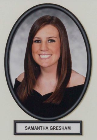 Delta Mu Chapter Composite Detail, Samantha Gresham, 2007-2008