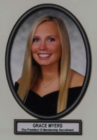Delta Mu Chapter Composite Detail, Grace Myers, 2017-2018