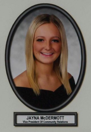 Delta Mu Chapter Composite Detail, Jayna McDermott, 2017-2018