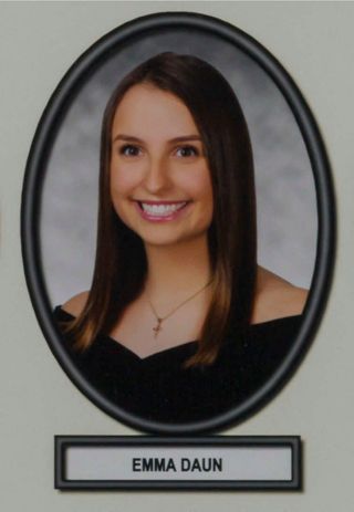 Delta Mu Chapter Composite Detail, Emma Daun, 2017-2018