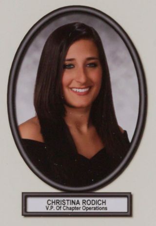 Delta Mu Chapter Composite Detail, Christina Rodich, 2010-2011