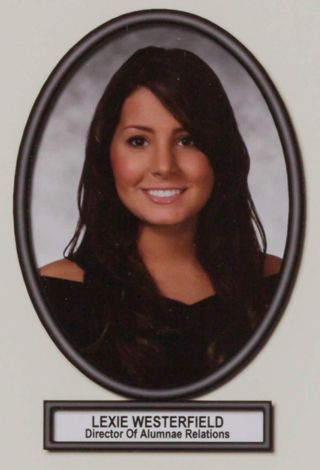 Delta Mu Chapter Composite Detail, Lexie Westerfield, 2010-2011