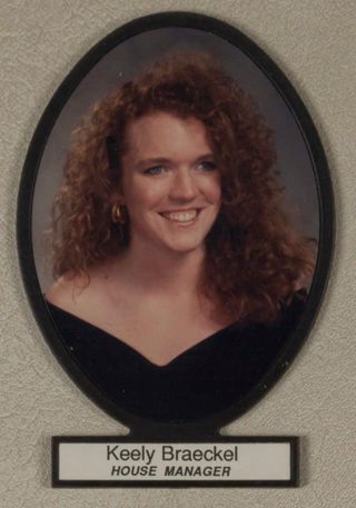 Delta Mu Chapter Composite Detail, Keely Braeckel, 1992-1993