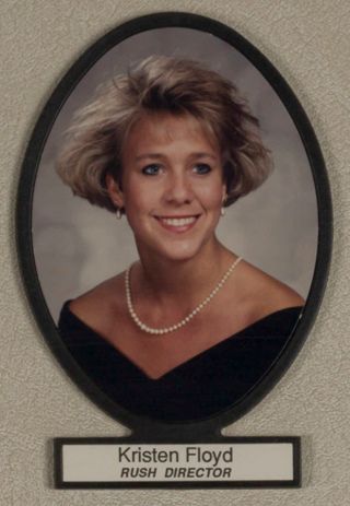 Delta Mu Chapter Composite Detail, Kristen Floyd, 1992-1993