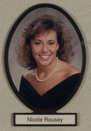 Delta Mu Chapter Composite Detail, Nicole Rousey, 1992-1993