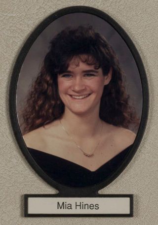 Delta Mu Chapter Composite Detail, Mia Hines, 1992-1993