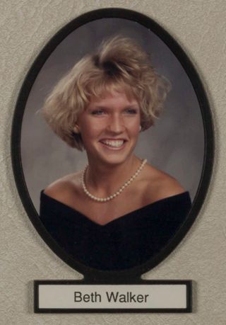 Delta Mu Chapter Composite Detail, Beth Walker, 1992-1993