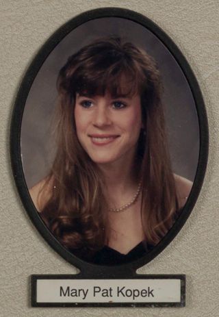 Delta Mu Chapter Composite Detail, Mary Pat Kopek, 1992-1993