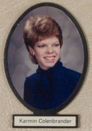 Delta Mu Chapter Composite Detail, Karmin Colenbrander, 1986-1987