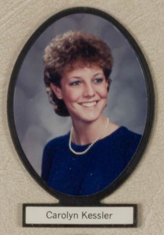 Delta Mu Chapter Composite Detail, Carolyn Kessler, 1986-1987