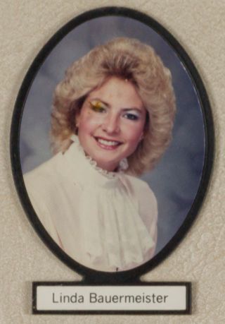 Delta Mu Chapter Composite Detail, Linda Bauermeister, 1986-1987