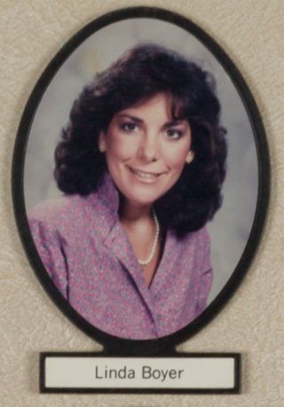 Delta Mu Chapter Composite Detail, Linda Boyer, 1986-1987